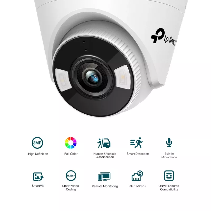TP-Link VIGI C430 dome IP-beveiligingscamera binnen & buiten 2304 x 1296 pixels plafondmontage
