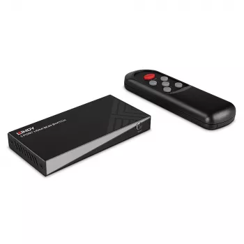 Lindy 3-poorts HDMI 8K60 switch HDMI USB Micro-USB zwart 4320p 48 Gbit/s