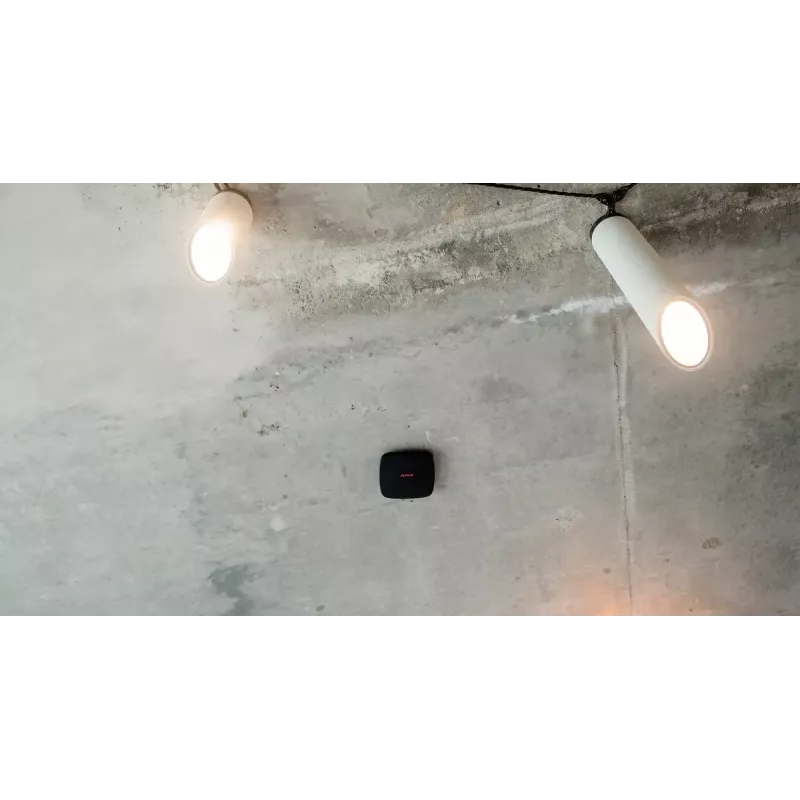 Fotoelektrische reflectiedetector Ajax FireProtect Jeweller draadloos zwart