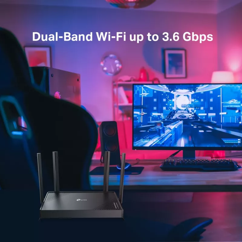 TP-Link Archer BE220 wifirouter Gigabit Ethernet dualband (2,4 GHz / 5 GHz) zwart