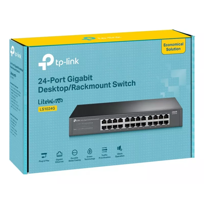 TP-Link LS1024G netwerkswitch unmanaged Gigabit Ethernet (10/100/1000) zwart