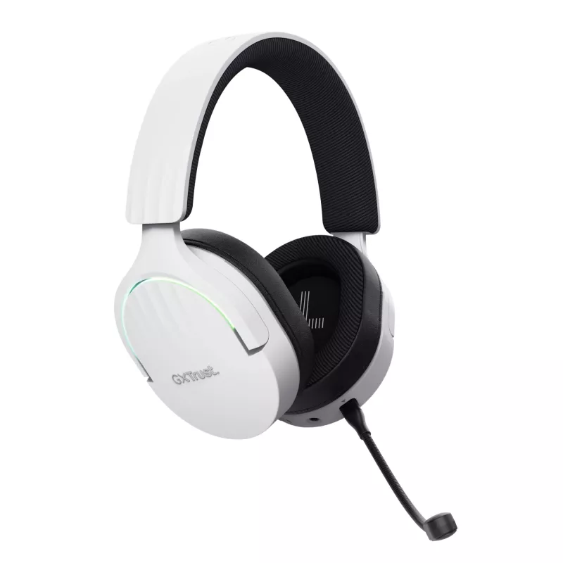 Trust GXT 491W FAYZO Headset bedraad & draadloos hoofdband gaming USB Type-C Bluetooth zwart, wit