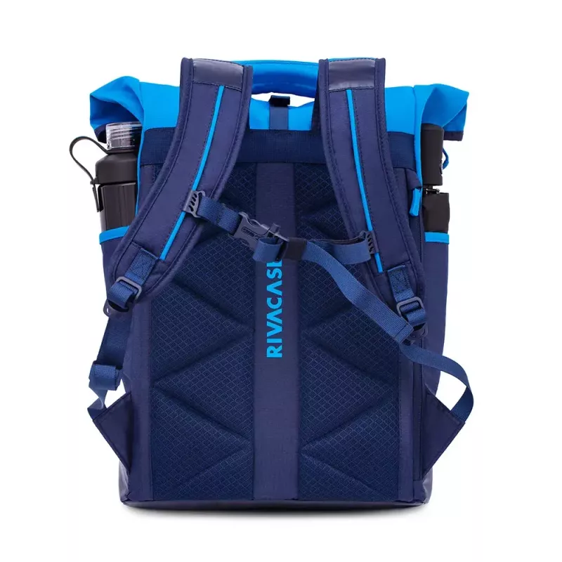 Rugzak Rivacase Dijon 39,6 cm (15,6 inch) blauw 1 vak handgreep schouderband