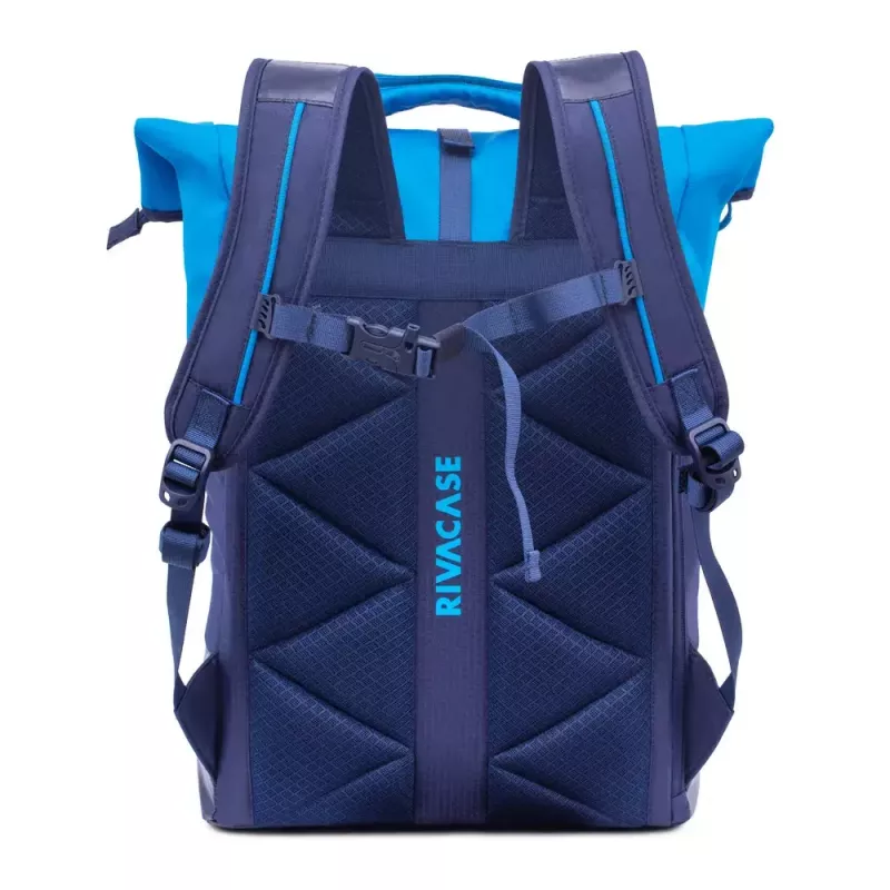 Rugzak Rivacase Dijon 39,6 cm (15,6 inch) blauw 1 vak handgreep schouderband