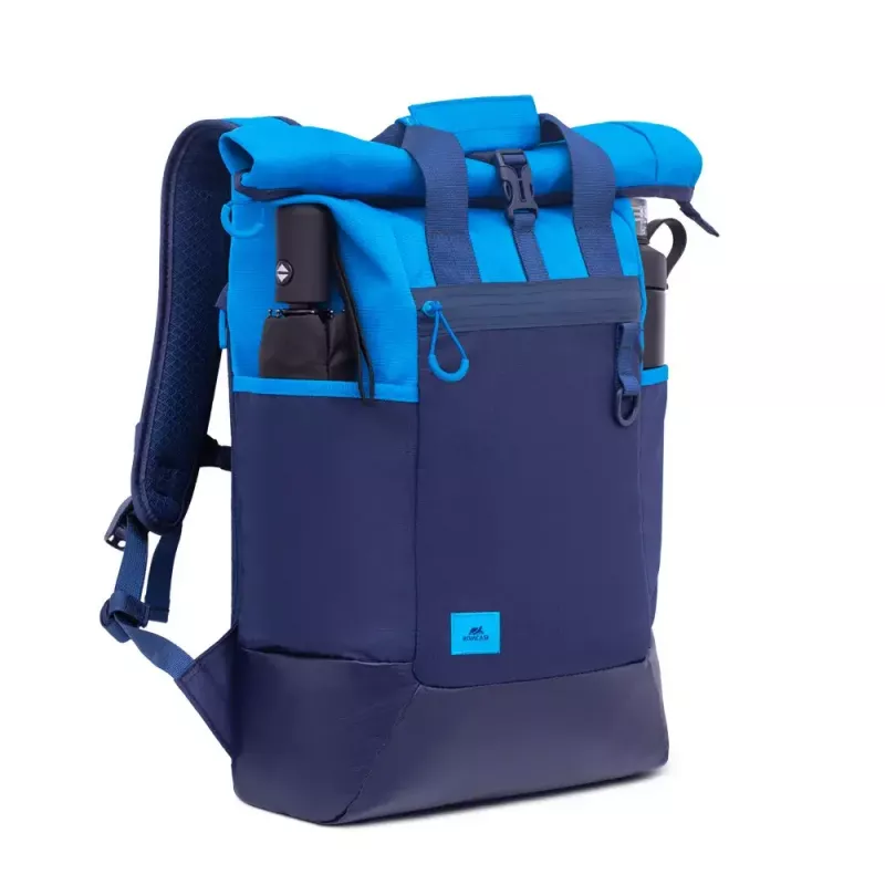 Rugzak Rivacase Dijon 39,6 cm (15,6 inch) blauw 1 vak handgreep schouderband