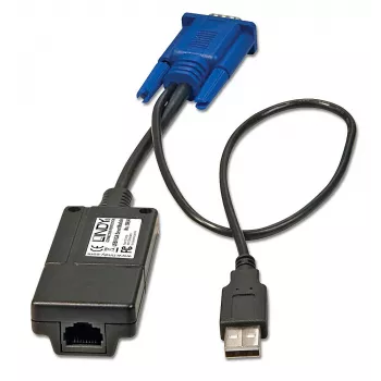 Lindy CAT-32 IP computer access module, USB en VGA