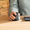 R-Go Tools ergonomische muis R-Go HE Break met pauzesoftware, groot (handmaat ≥ 185 mm), voor rechtshandigen, Bluetooth, zwart