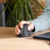 R-Go Tools ergonomische muis R-Go HE Break met pauzesoftware, groot (handmaat ≥ 185 mm), voor rechtshandigen, Bluetooth, zwart