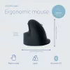 R-Go Tools ergonomische muis R-Go HE Break met pauzesoftware, groot (handmaat ≥ 185 mm), voor rechtshandigen, Bluetooth, zwart