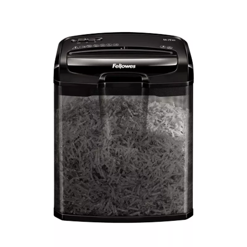Fellowes M-7Cm papierversnipperaar partikelsnede zwart