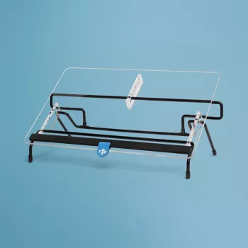 R-Go Tools documenthouder R-Go Flex Read, ergonomisch, met zachte schuim polssteun, transparant acryl