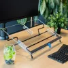 R-Go Tools documenthouder R-Go Flex Read, ergonomisch, met zachte schuim polssteun, transparant acryl