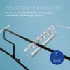 R-Go Tools documenthouder R-Go Flex Read, ergonomisch, met zachte schuim polssteun, transparant acryl