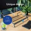 R-Go Tools documenthouder R-Go Flex Read, ergonomisch, met zachte schuim polssteun, transparant acryl