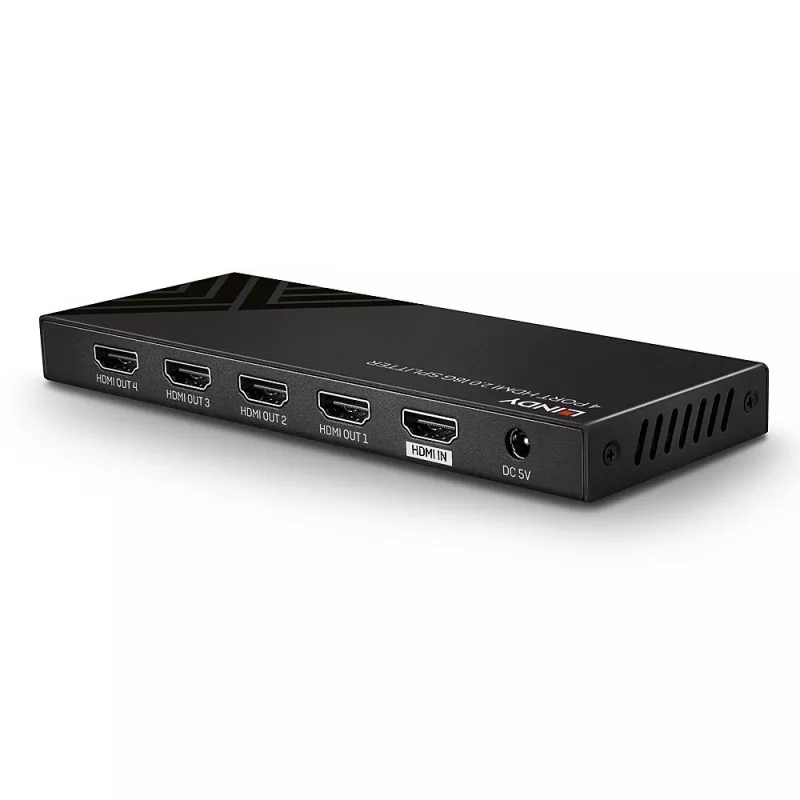 HDMI-splitter Lindy 4 poorts HDMI 18G splitter