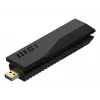 USB-stick MSI BE6500 WiFi7 USB 3.2 Gen 1 dongle zwart