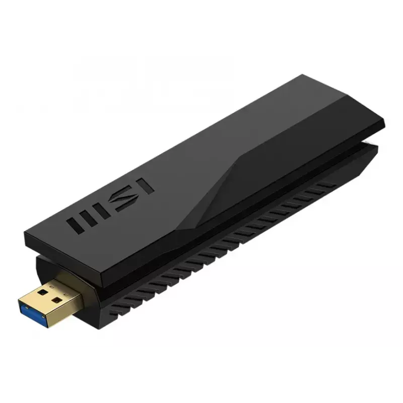 USB-stick MSI BE6500 WiFi7 USB 3.2 Gen 1 dongle zwart