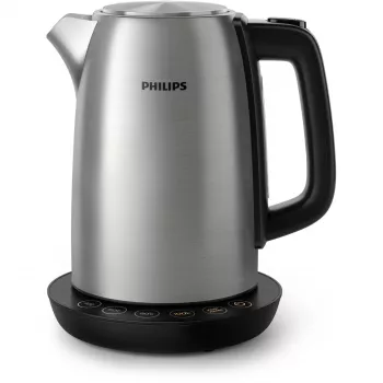 Elektrische waterkoker Philips HD9359/90 1,7 L, 2200 W, roestvrijstalen behuizing, zwart metallic