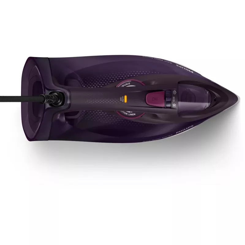 Philips 7000-serie DST7061/30 strijkijzer stoomstrijkijzer SteamGlide Elite-zoolplaat 3000 W paars