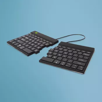 R-Go Tools ergonomisch toetsenbord R-Go Split Break met pauzesoftware, ergonomisch gesplitst toetsenbord, QWERTY (US), Bluetooth, zwart