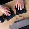 R-Go Tools ergonomisch toetsenbord R-Go Split Break met pauzesoftware, ergonomisch gesplitst toetsenbord, QWERTY (US), Bluetooth, zwart