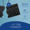 R-Go Tools ergonomisch toetsenbord R-Go Split Break met pauzesoftware, ergonomisch gesplitst toetsenbord, QWERTY (US), Bluetooth, zwart