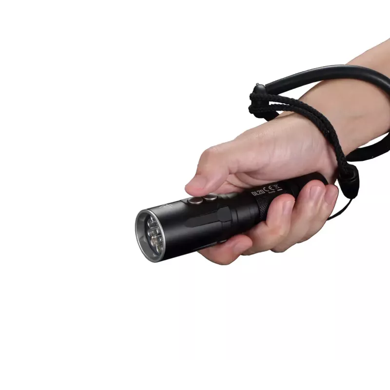 Handzaklamp Nitecore DL20 LED 1000 lm, 9 uur accuduur, zwart, 135,5 g