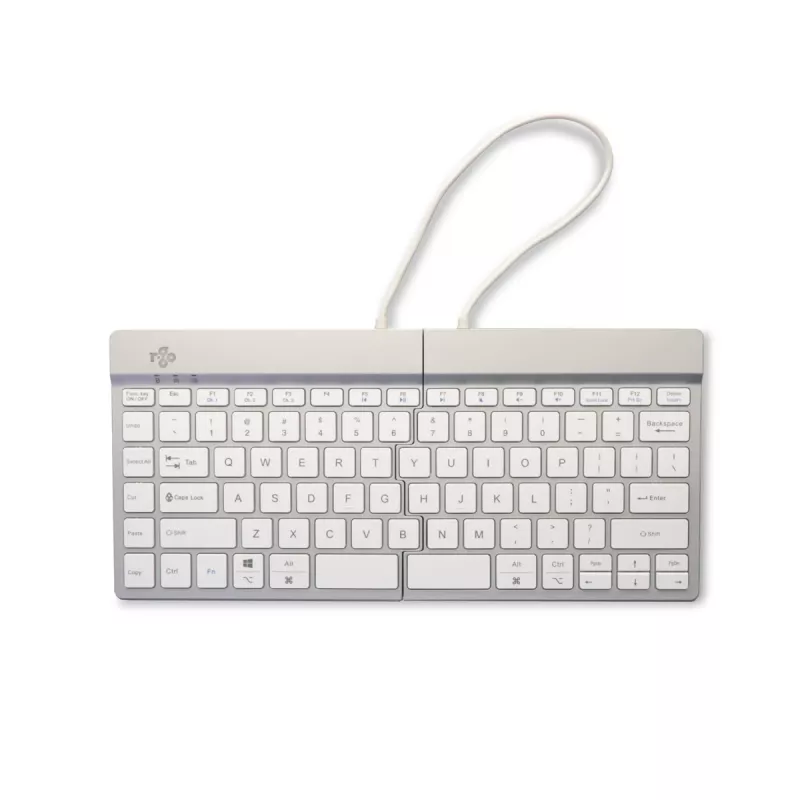 R-Go Tools ergonomisch toetsenbord R-Go Split Break met pauzesoftware, ergonomisch gesplitst toetsenbord, QWERTY (US), Bluetooth, wit