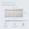R-Go Tools ergonomisch toetsenbord R-Go Split Break met pauzesoftware, ergonomisch gesplitst toetsenbord, QWERTY (US), Bluetooth, wit