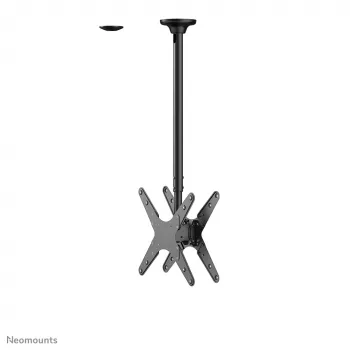 Neomounts FPMA-C340DZwart dual-monitor-/tv-plafondbeugel 32-75 inch - hoogte 106-156 cm