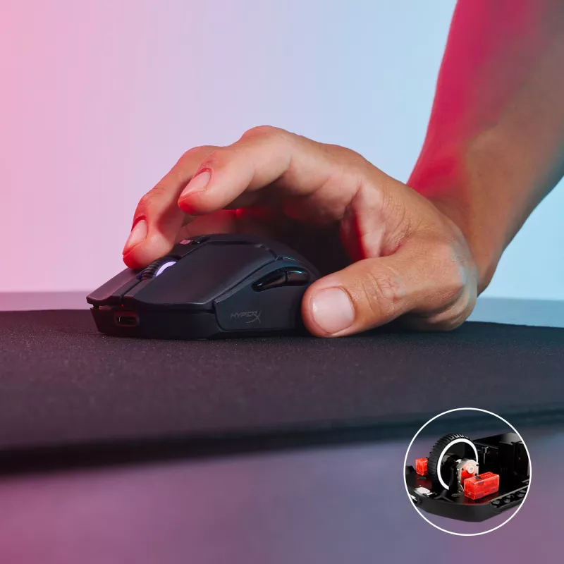 HyperX Pulsefire Haste 2 Mini draadloze gamingmuis, zwart