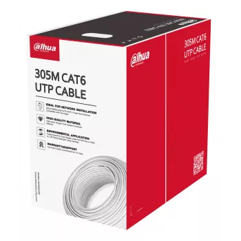 Dahua Technology PFM920I-6UN-C-V2 netwerkkabel wit 305 m Cat6 U/UTP (UTP)