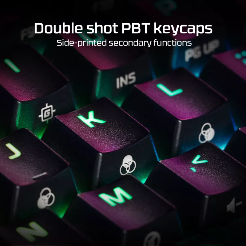 HyperX Alloy Origins 60 – mechanisch gaming-toetsenbord – HX Red (US-layout)