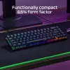 HyperX Alloy Origins 65 – mechanisch gaming-toetsenbord – HX Red (US-layout)