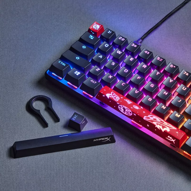 HyperX Alloy Origins 65 – mechanisch gaming-toetsenbord – HX Red (US-layout)