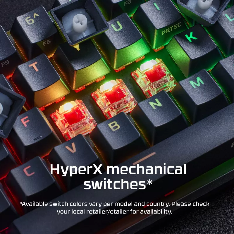 HyperX Alloy Origins 65 toetsenbord 4P5D6AN#UUW, Noordse indeling