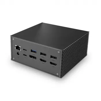Lindy DST-Pro 101, USB-C laptop-dockingstation met 4K-ondersteuning en 100W-voeding