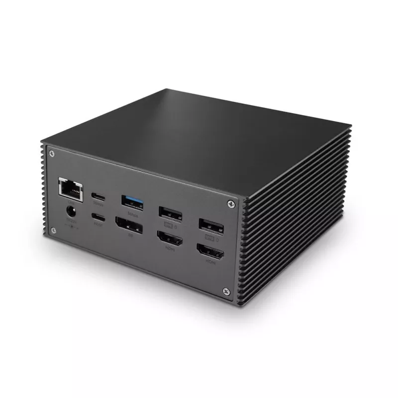 Lindy DST-Pro 101, USB-C laptop-dockingstation met 4K-ondersteuning en 100W-voeding