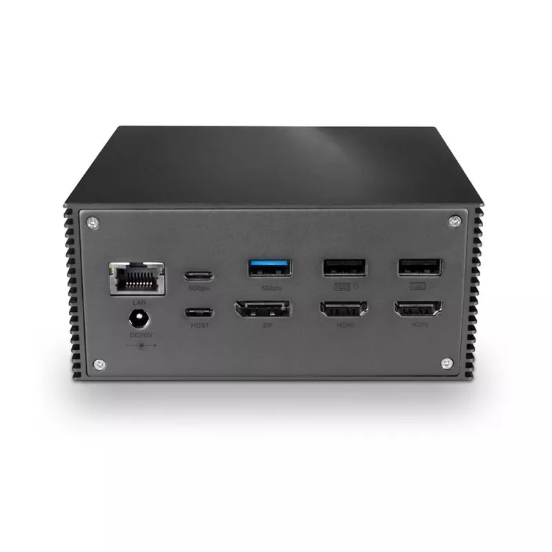 Lindy DST-Pro 101, USB-C laptop-dockingstation met 4K-ondersteuning en 100W-voeding