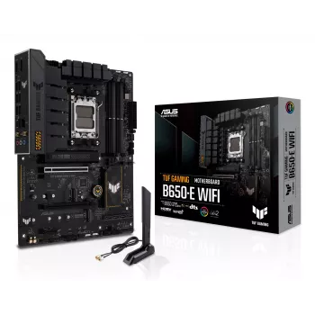 Moederbord ASUS TUF GAMING B650-E WIFI ATX socket AM5 DDR5 4x DIMM 192GB Wi‑Fi 6E Bluetooth 5.3 3x M.2 2.5Gb LAN