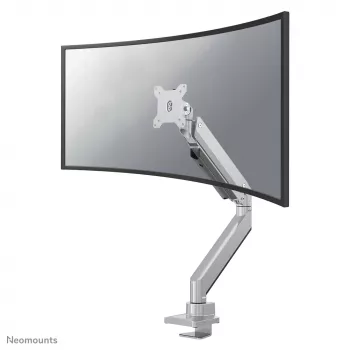 Neomounts NM-D775SILVERPLUS monitorhouder 10-49 inch - gasveer - tafelbevestiging van bovenaf - 180°-stop