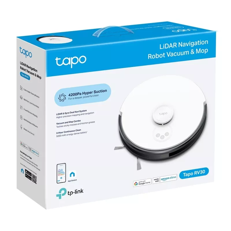 TP-Link Tapo LiDAR-navigatierobotstofzuiger en dweilrobot