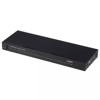 Lindy 16 poorts HDMI 4K60-splitter 16x HDMI 3840x2160 zwart