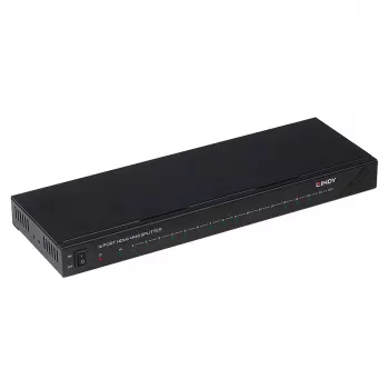 Lindy 16 poorts HDMI 4K60-splitter 16x HDMI 3840x2160 zwart