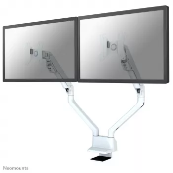 Neomounts FPMA-D750DWHITE2 monitorarm 10-32 inch - gasveer - tafelklem - 180°-stop