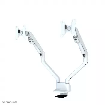 Neomounts FPMA-D750DWHITE2 monitorarm 10-32 inch - gasveer - tafelklem - 180°-stop