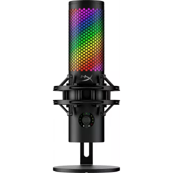 HyperX QuadCast 2 S - USB-microfoon (zwart), tafelmicrofoon, -8 dB, 20 - 20000 Hz, 1 Ω, bedraad, USB