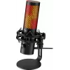 HyperX QuadCast 2 S - USB-microfoon (zwart), tafelmicrofoon, -8 dB, 20 - 20000 Hz, 1 Ω, bedraad, USB