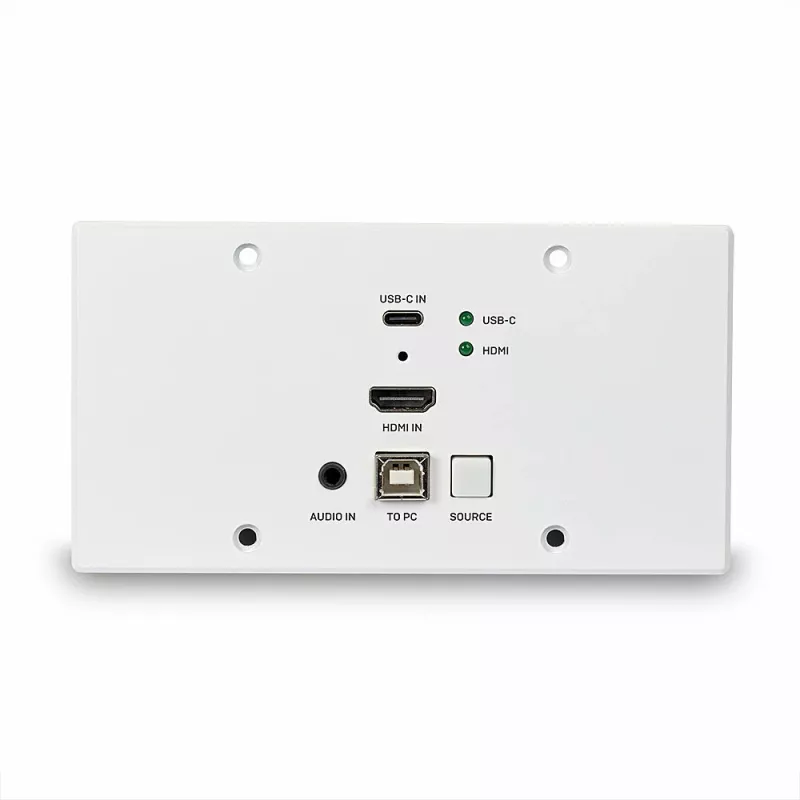 Lindy 150m Cat.6 HDMI 4K60 & Type-C HDBaseT EU wandplaat KVM-extender, zender