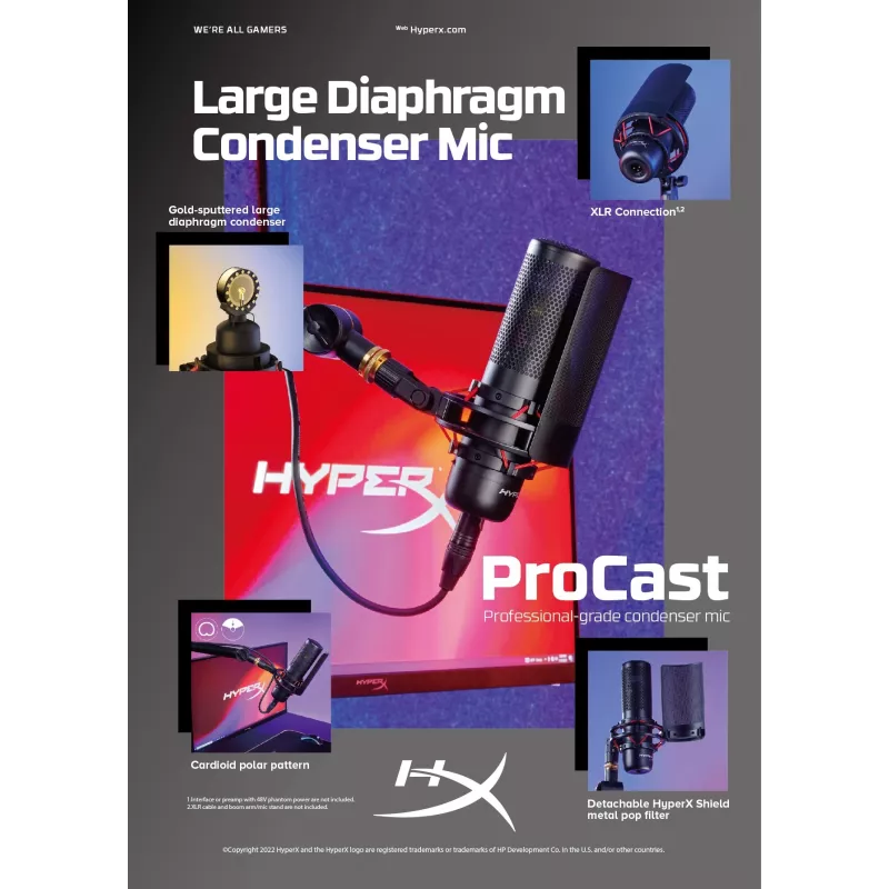 HyperX ProCast microfoon